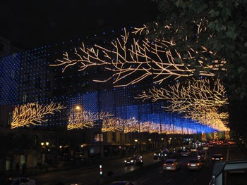 Iluminación de navidad en Madrid