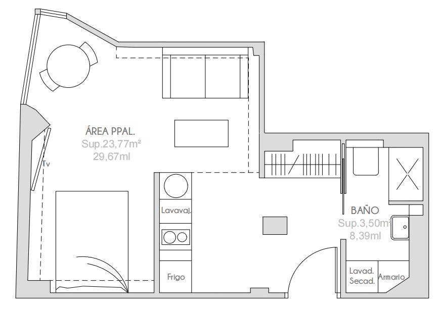 Proyecto Mostenses - Plano reformado